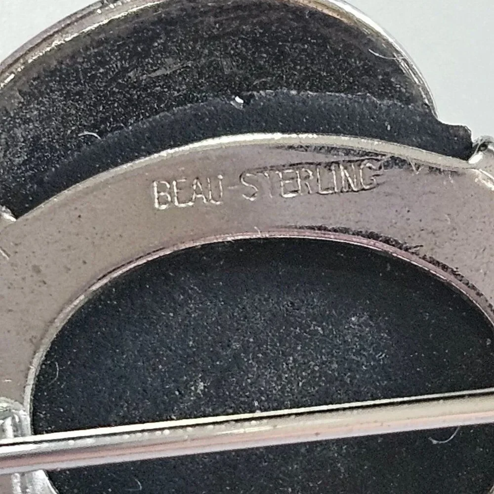 Beau Sterling Silver Vintage Lady Bug Brooch